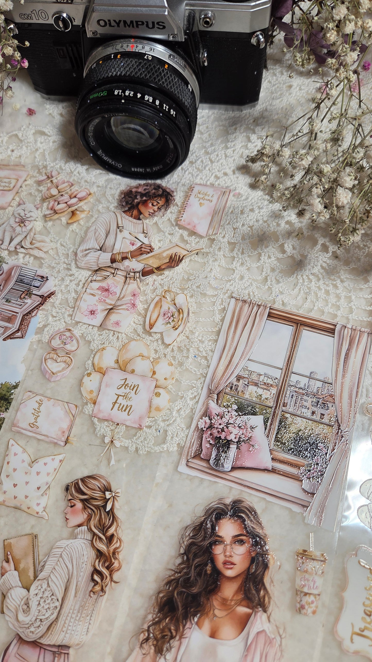 Charming Plans, Crystal Ink, PET TAPE, 7 cm wide