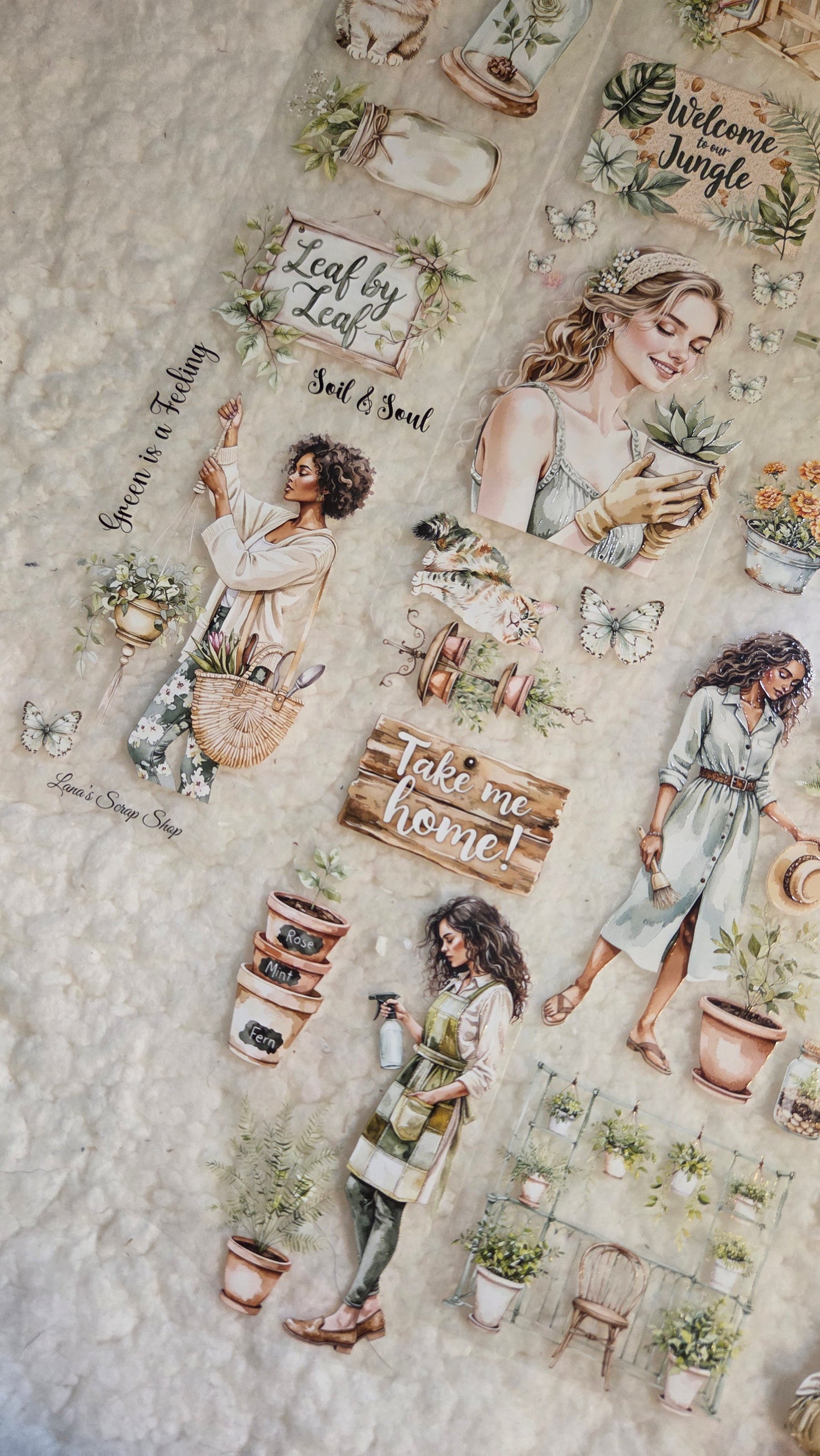 My Little Jungle, Crystal Ink, PET TAPE, 7 cm wide