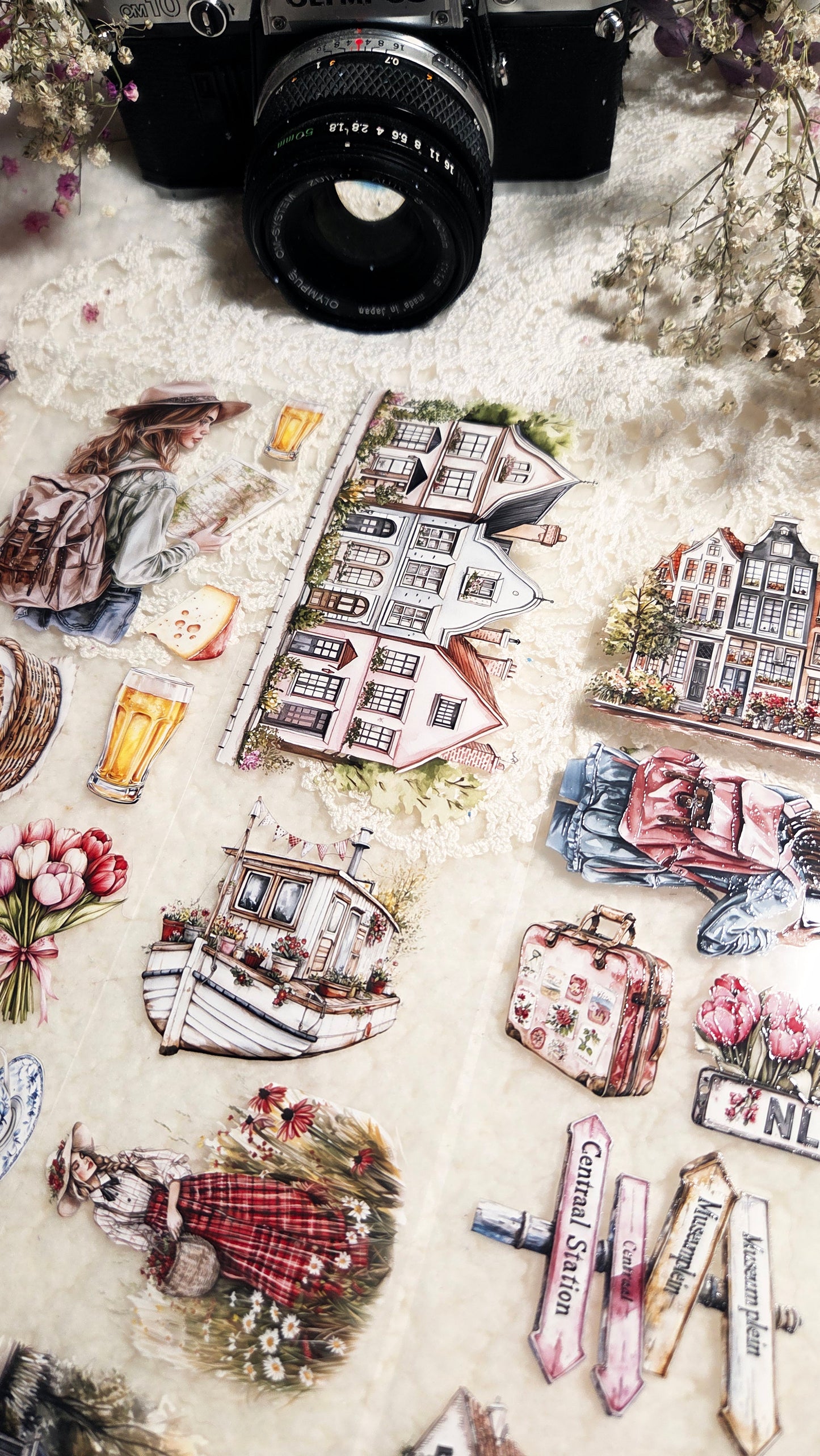 Slow Days in the Netherlands, Crystal Ink, PET TAPE, 7 cm wide