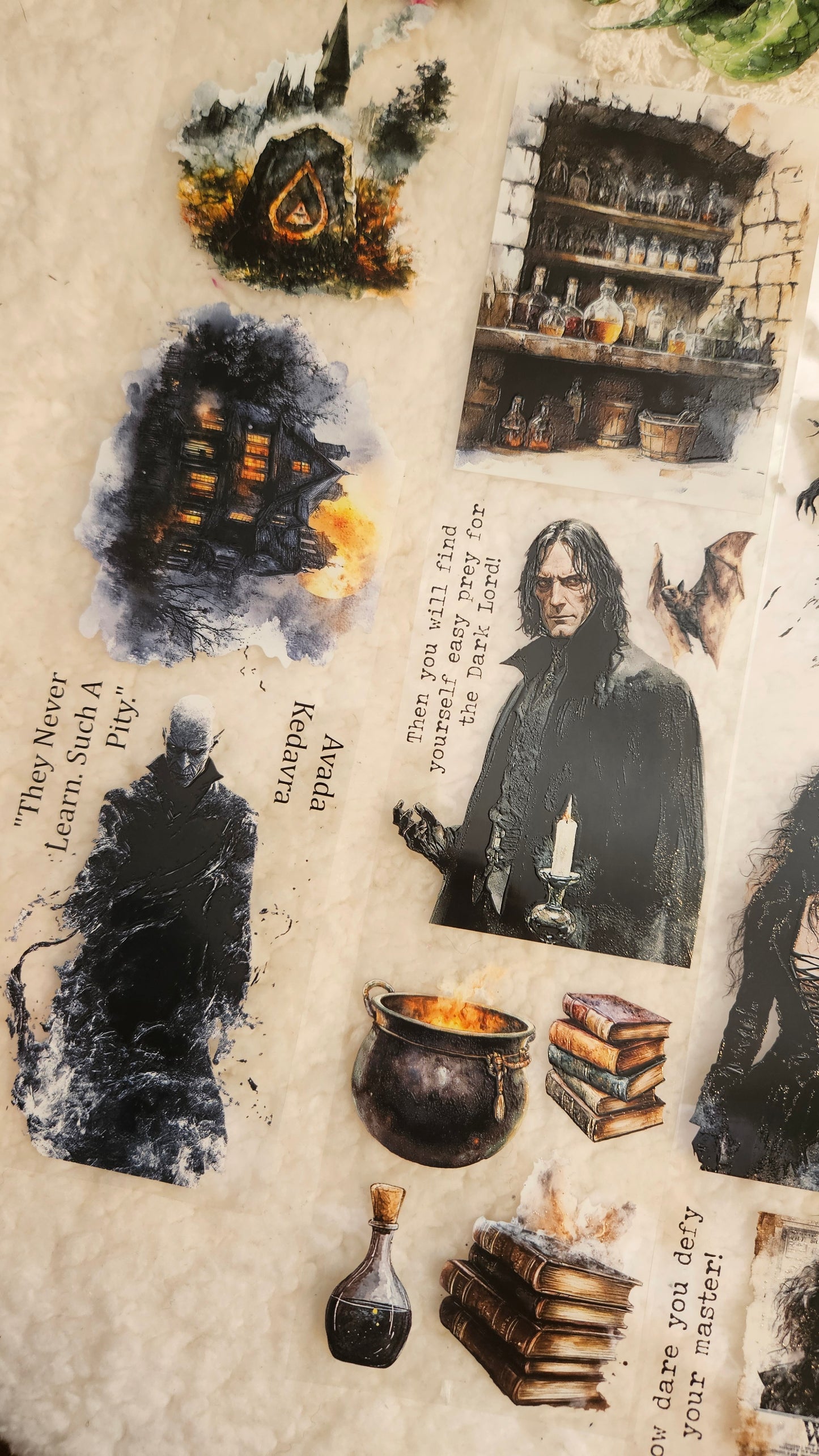 Dark Characters from Harry Potter, Crystal Ink, PET TAPE, 7 cm wide
