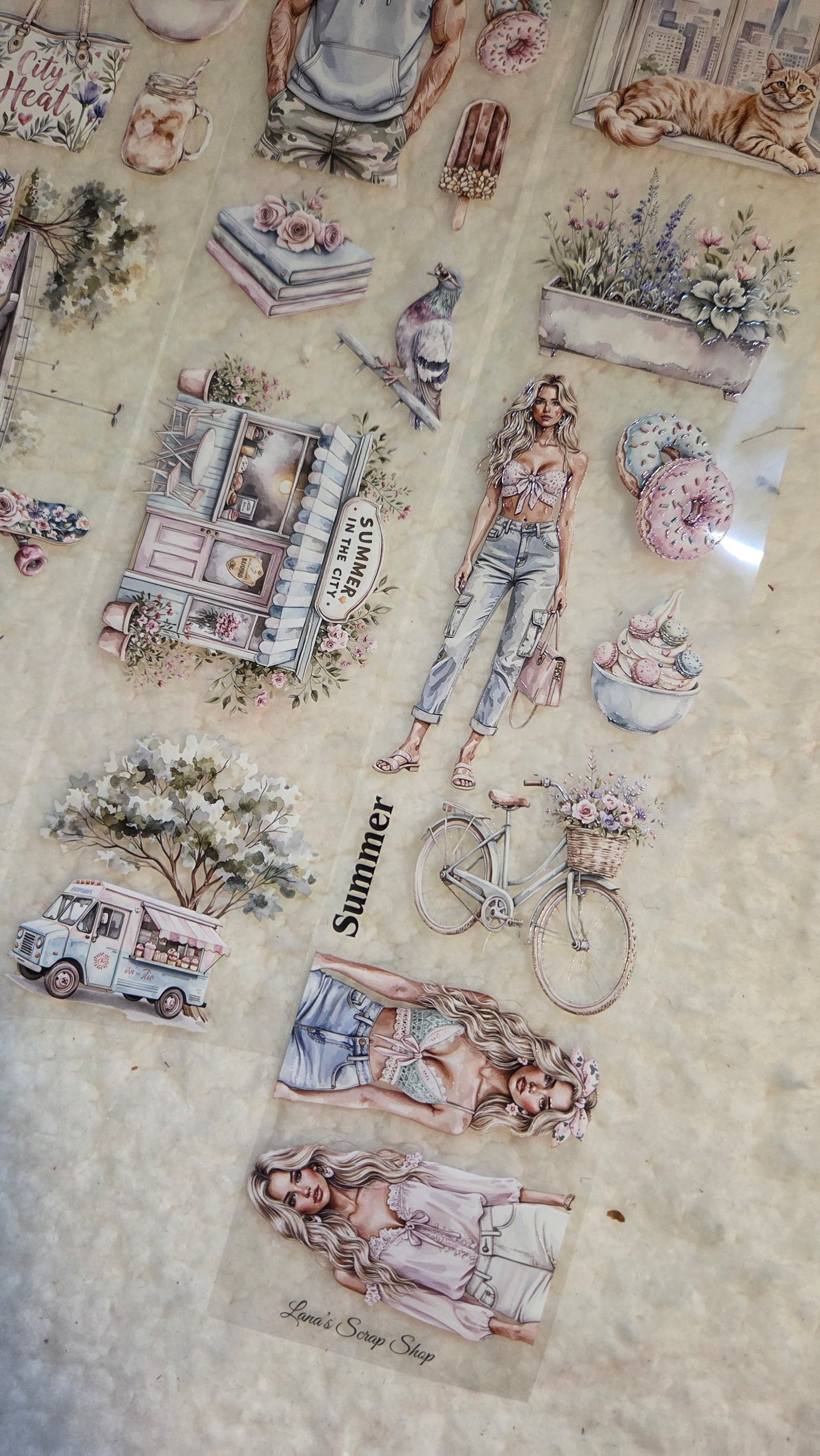 City Heat, Crystal Ink, PET TAPE, 7 cm wide