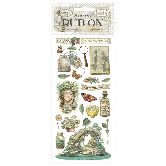 Rub-on cm 10,16x21,6 - Herbarium Silvae bridge